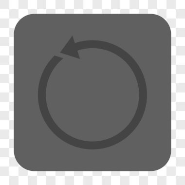 Döndürme Ccw yuvarlak kare düğme