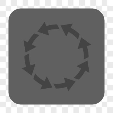 Döndürme Ccw yuvarlak kare düğme