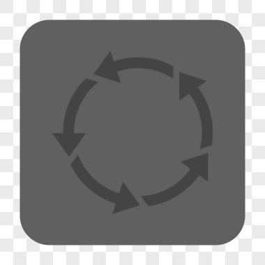 Döndürme yuvarlak kare düğme