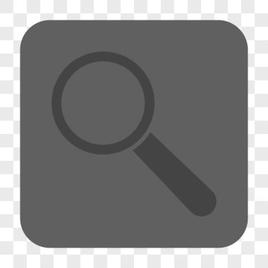 Arama aracı yuvarlak kare düğme