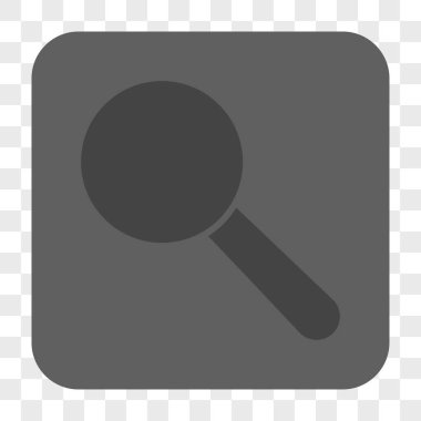 Arama aracı yuvarlak kare düğme