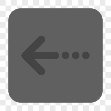 Sol yuvarlak kare düğme göndermek