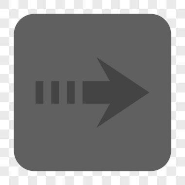 Sağ yuvarlak kare düğme göndermek