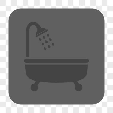 Duş Banyo yuvarlak kare düğme