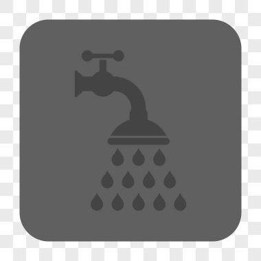 Duş musluk yuvarlak kare düğme