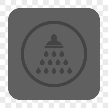 Duş yuvarlak kare düğme