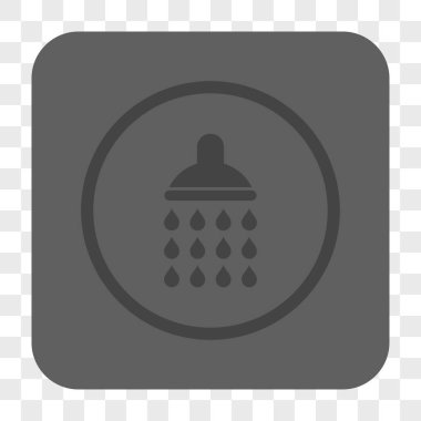 Duş yuvarlak kare düğme