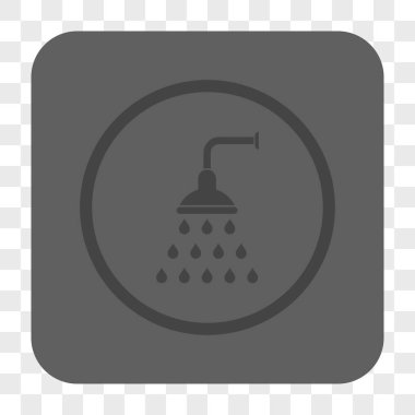 Duş yuvarlak kare düğme