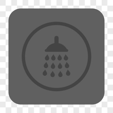 Duş yuvarlak kare düğme