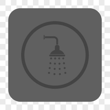 Duş yuvarlak kare düğme