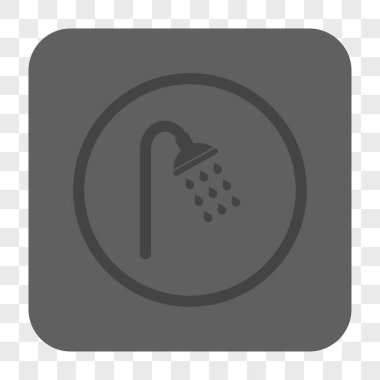 Duş yuvarlak kare düğme