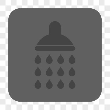 Duş yuvarlak kare düğme