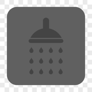 Duş yuvarlak kare düğme