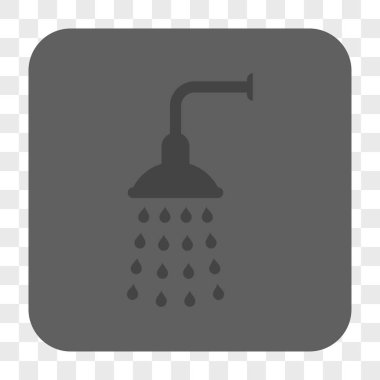 Duş yuvarlak kare düğme