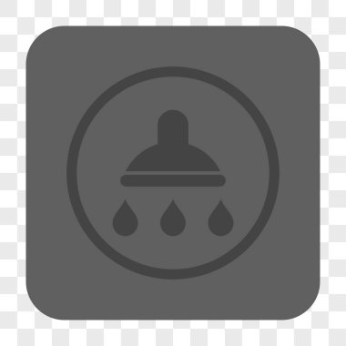 Duş yuvarlak kare düğme