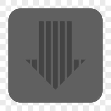 Yuvarlatılmış Kare düğme aşağı çizgili ok