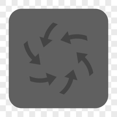 Girdap okları yuvarlak kare düğme