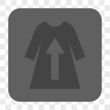 Kadın elbise kalkış yuvarlak kare düğme