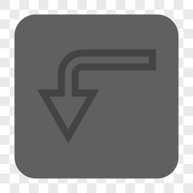 Yuvarlatılmış Kare düğmesini basılı açmak