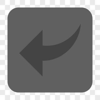 Yuvarlatılmış Kare düğme geri al