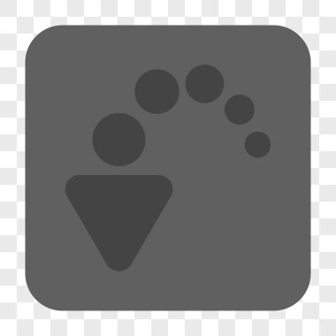 Yuvarlatılmış Kare düğme geri al