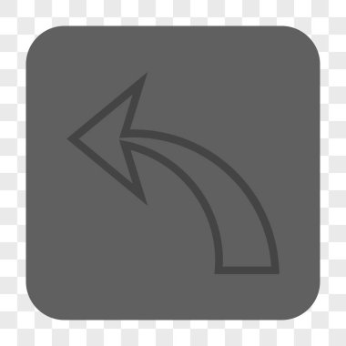 Yuvarlatılmış Kare düğme geri al