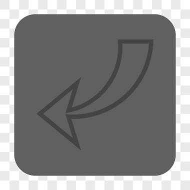 Yuvarlatılmış Kare düğme geri al