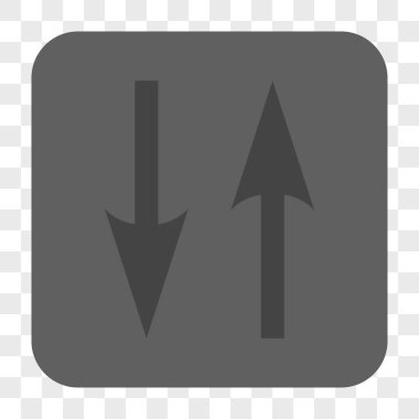 Dikey Exchange okları yuvarlak kare düğme