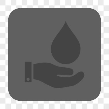 Su Servisi yuvarlak kare düğme