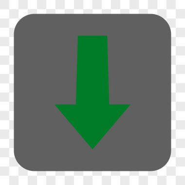 Yuvarlatılmış Kare düğme aşağı ok