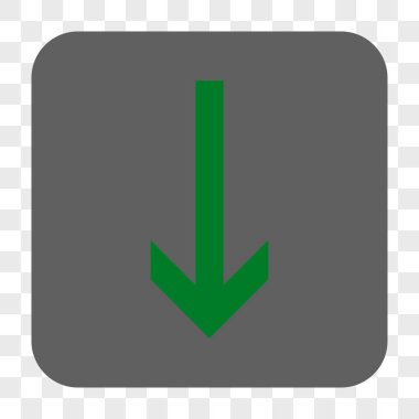 Yuvarlatılmış Kare düğme aşağı ok