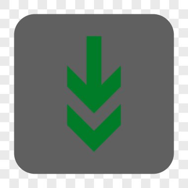 Yuvarlatılmış Kare düğme aşağı ok