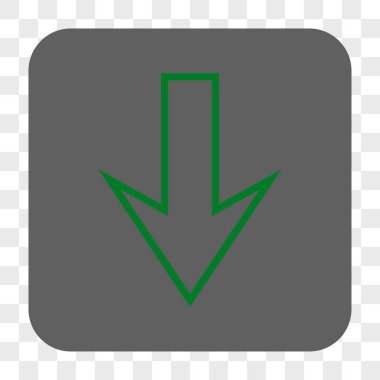 Yuvarlatılmış Kare düğme aşağı ok