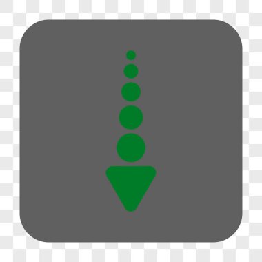 Yuvarlatılmış Kare düğme aşağı ok