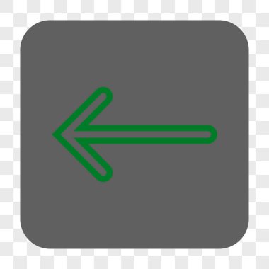 Ok sol yuvarlak kare düğme