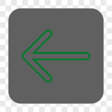 Ok sol yuvarlak kare düğme