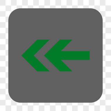 Ok sol yuvarlak kare düğme