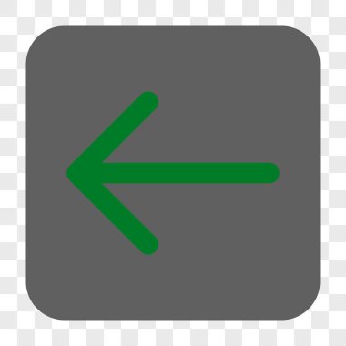 Ok sol yuvarlak kare düğme