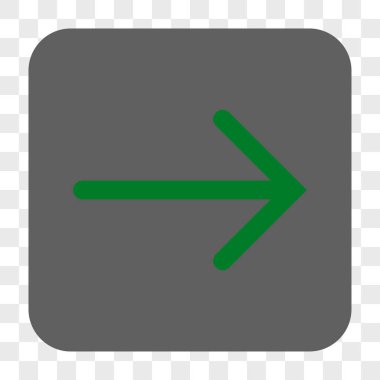 Ok sağ yuvarlak kare düğme