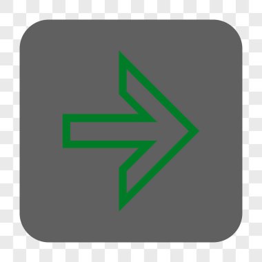 Ok sağ yuvarlak kare düğme