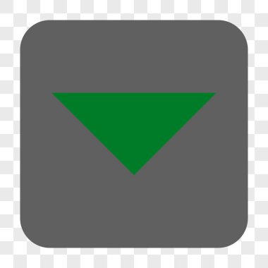 Ok ucu yuvarlatılmış kare düğmesini basılı