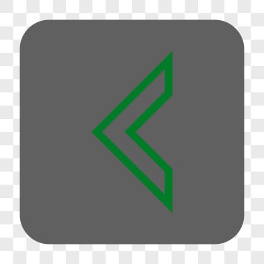 Ok ucu sol yuvarlak kare düğme