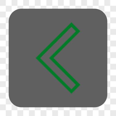 Ok ucu sol yuvarlak kare düğme