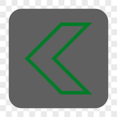 Ok ucu sol yuvarlak kare düğme