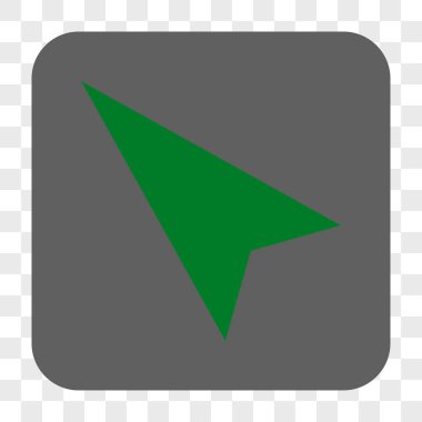 Kare düğme ok ucu sol yukarı yuvarlanır