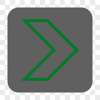 Ok ucu sağ yuvarlak kare düğme