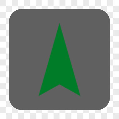 Yuvarlatılmış Kare düğmesini yukarı ok ucu