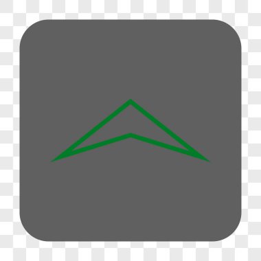 Yuvarlatılmış Kare düğmesini yukarı ok ucu