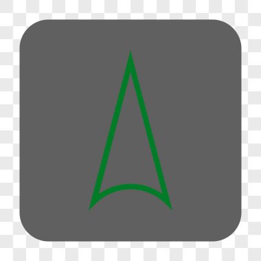 Yuvarlatılmış Kare düğmesini yukarı ok ucu