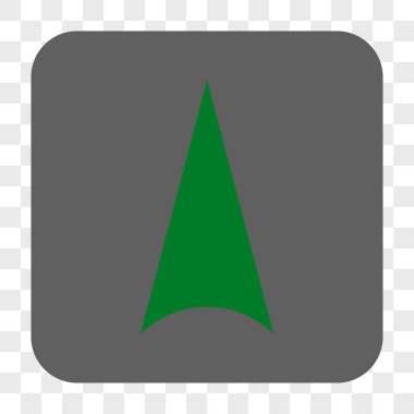 Yuvarlatılmış Kare düğmesini yukarı ok ucu